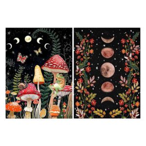Diamond Painting Kit Moons and Mushrooms