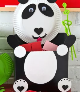 Panda Bear Valentine Box