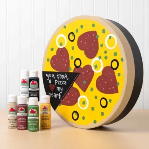Heart Pepperoni Pizza Box