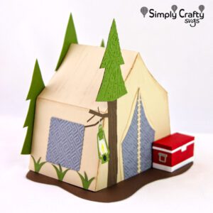 Camping Tent Valentine Box