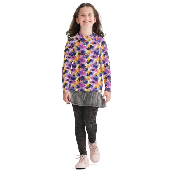 Watercolor Spills - Youth Rash Guard