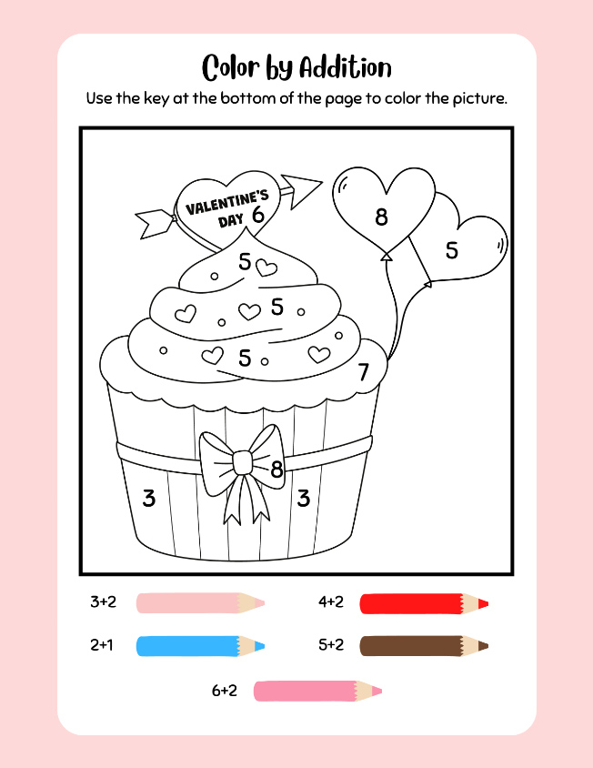 Valentine's day Coloring page