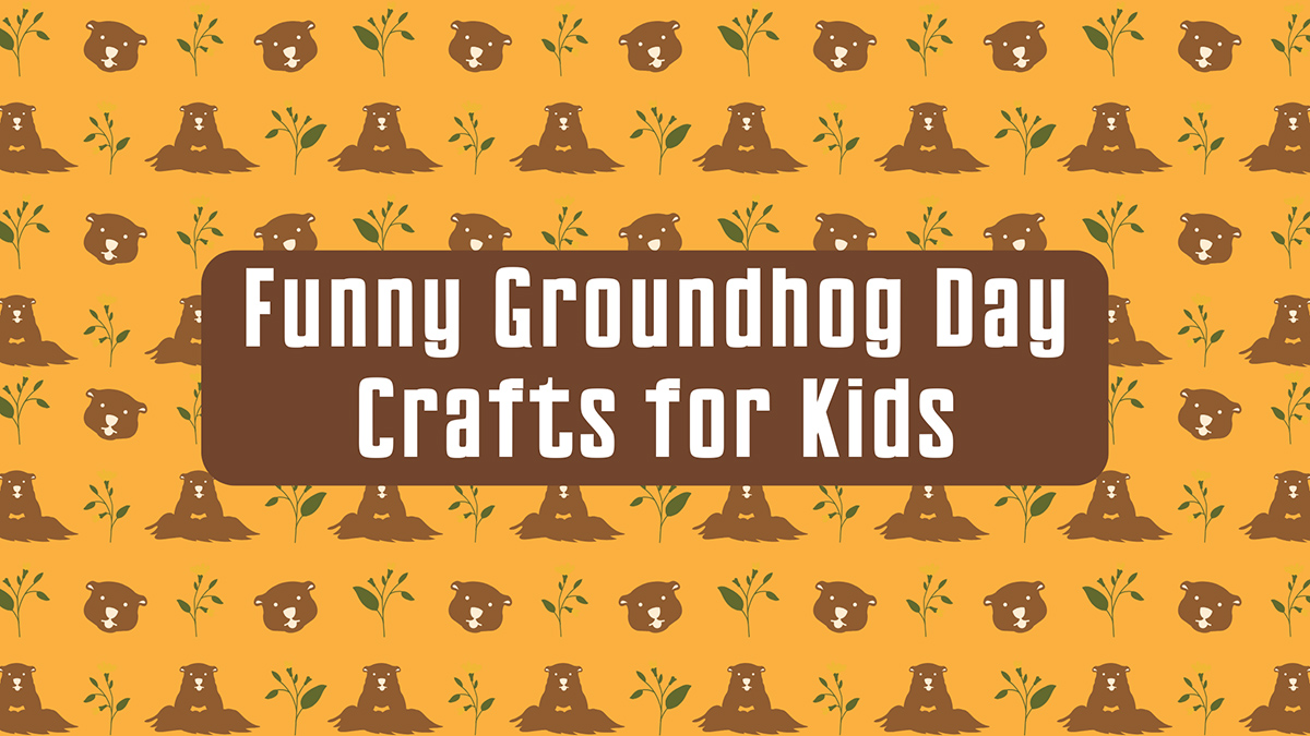 Funny Groundhog Day Crafts for Kids