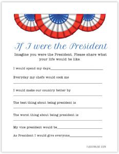 If I were the President