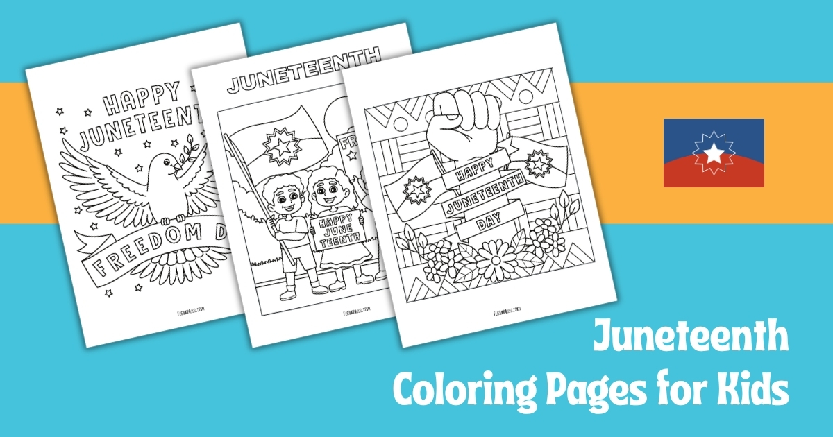 Juneteenth Coloring Pages for Kids