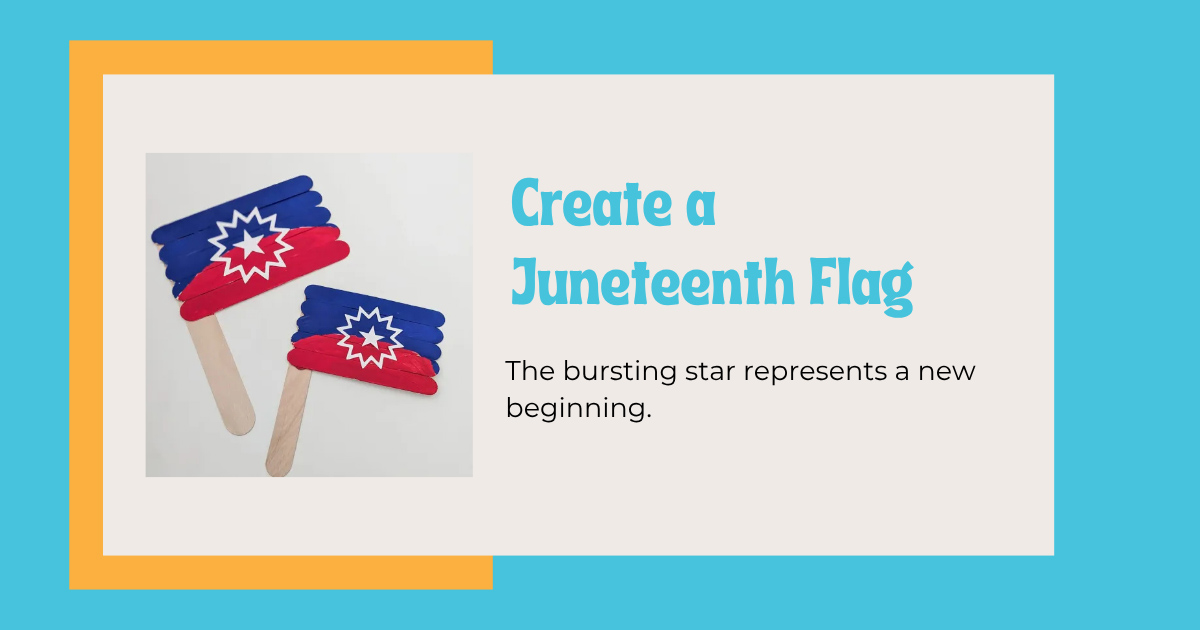 Create a Juneteenth Flag with Kids