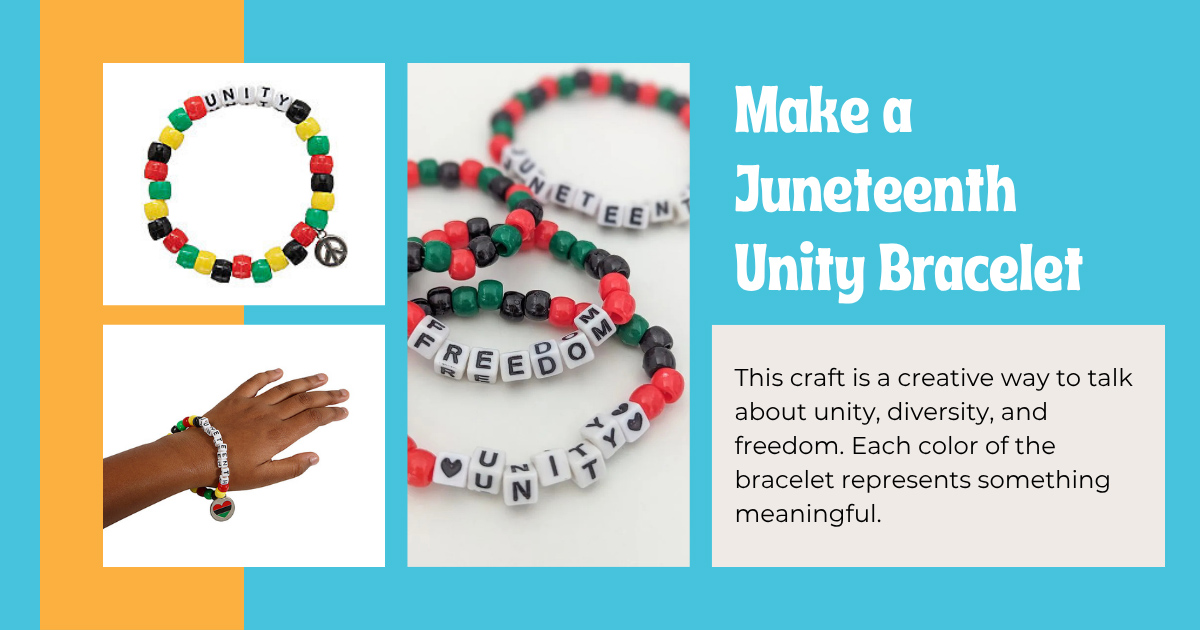 Make a Juneteenth Unity Bracelet