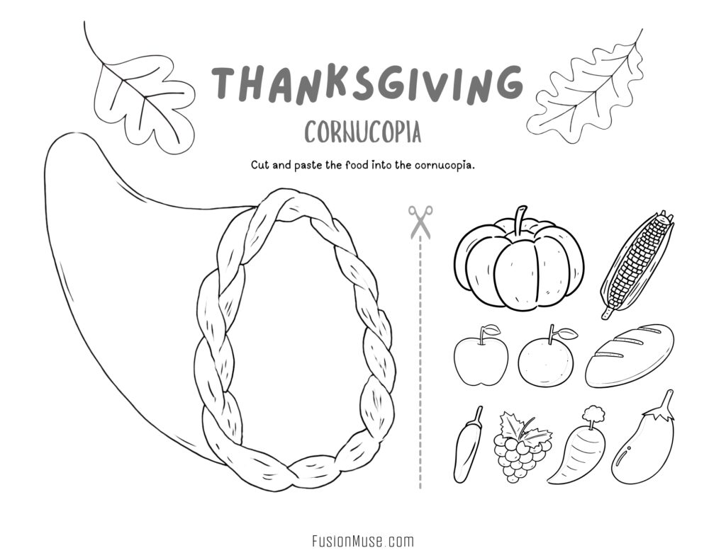 Thanksgiving-Cornucopia_Grayscale