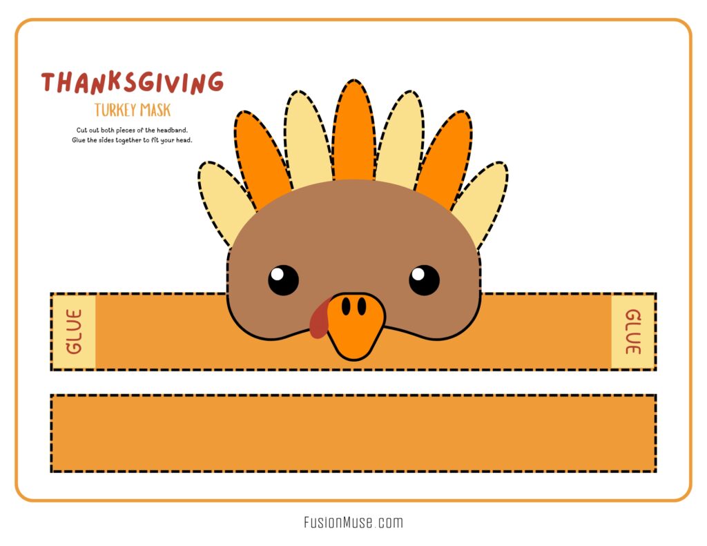 Thanksgiving Turkey Paper Headband