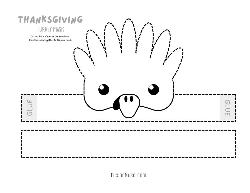 Thanksgiving Turkey Paper Headband