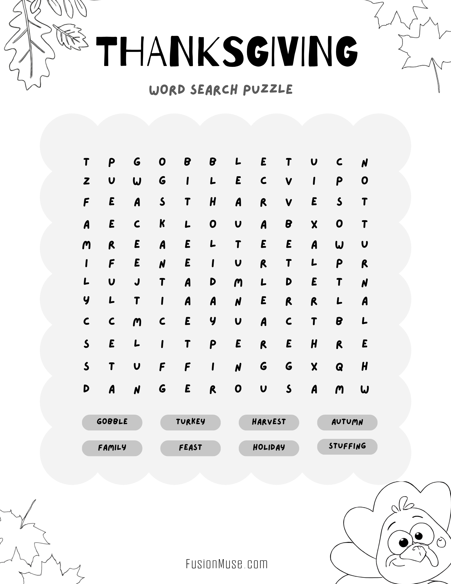 Thanksgiving-Holiday-Word-Search-Graysacle
