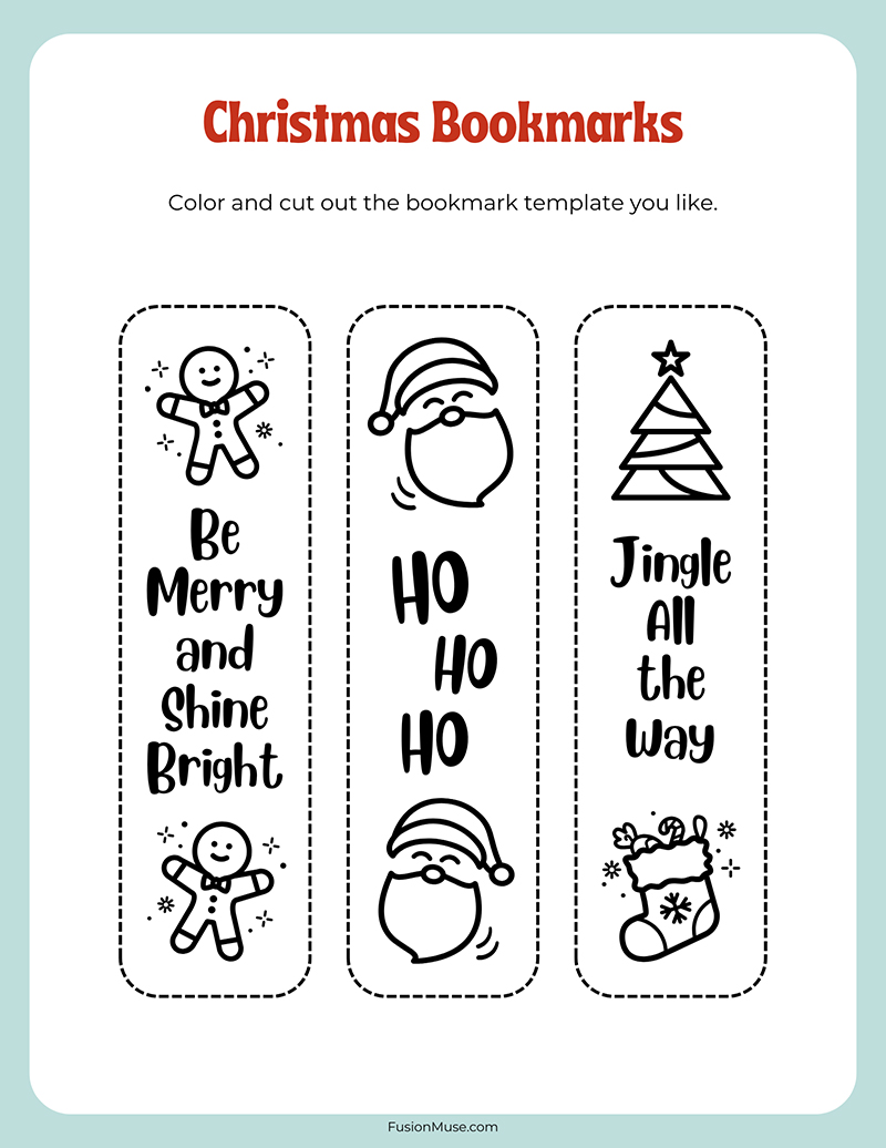 Christmas Bookmarks