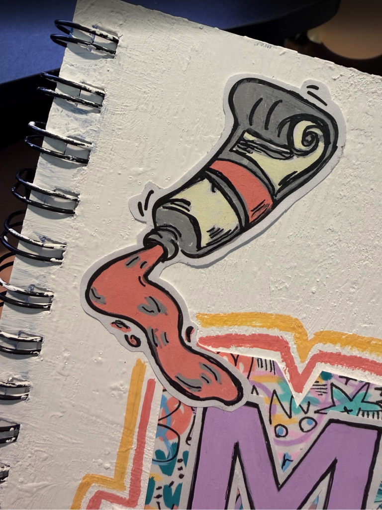 Printed Paint Sticker