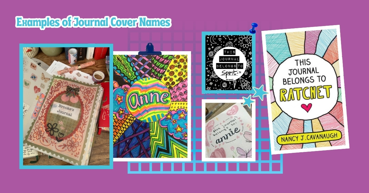 Examples of Journal Cover Names