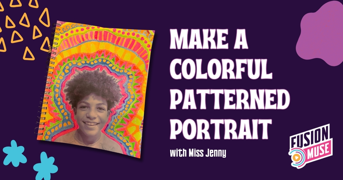 Make a Colorful Patterned Portrait