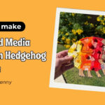 Make a Mixed Media Autumn Hedgehog Collage